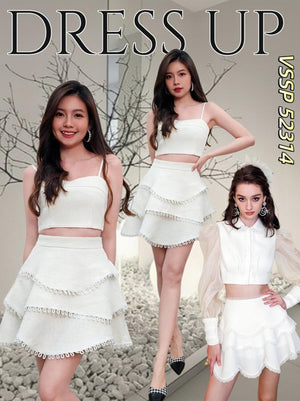 【补现货】🛍️爆款新品🛍️高品质气质款套装 上衣 ➕ 裤裙 RM39.90 Only🌸（原价 RM92）