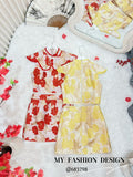 🏮MFD 独家爆款🏮 高品质提花旗袍套装 上衣 ➕ 裤裙 RM139 Only🌸（1-I3）