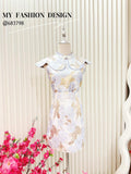 🏮MFD 独家爆款🏮 高品质提花旗袍套装 上衣 ➕ 裤裙 RM139 Only🌸（1-I3）