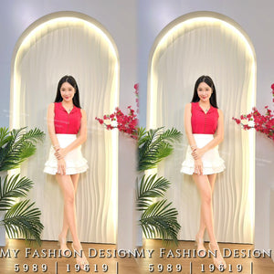 爆款新品🔥 高品质高腰西装荷叶边裤裙 RM65 Only🌸(2-T3)