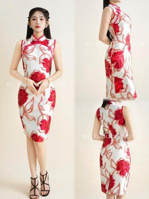 🏮MFD独家爆款🏮高品质新中式古典旗袍连体裙 RM129 only🌸（2-M2）