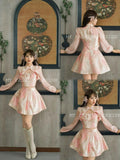 🏮MFD独家爆款🏮高品质女团款提花旗袍套装 上衣 ➕ 裤裙 RM149 Only🔥（1-I3）
