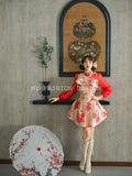 🏮MFD独家爆款🏮高品质女团款提花旗袍套装 上衣 ➕ 裤裙 RM149 Only🔥（1-I3）