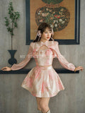 🏮MFD独家爆款🏮高品质女团款提花旗袍套装 上衣 ➕ 裤裙 RM149 Only🔥（1-I3）