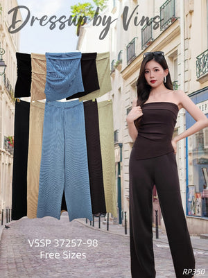 爆款新品🔥高品质抹胸套装 上衣 ➕ 长裤 RM98 Only🌸（1-I2）