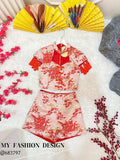 ⚠️预购⚠️🏮MFD 独家爆款🏮 高品质提花旗袍套装 上衣 ➕ 裤子 RM158 Only🌸