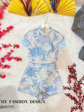 ⚠️预购⚠️🏮MFD 独家爆款🏮 高品质提花旗袍套装 上衣 ➕ 裤子 RM158 Only🌸