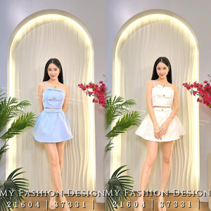 爆款新品🔥 高品质吊带款时装套装 上衣 ➕ 裤裙 RM105 Only🌸(2-H3)