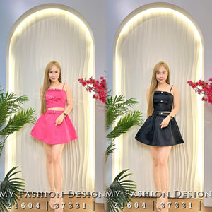 爆款新品🔥 高品质吊带款时装套装 上衣 ➕ 裤裙 RM105 Only🌸(2-H3)