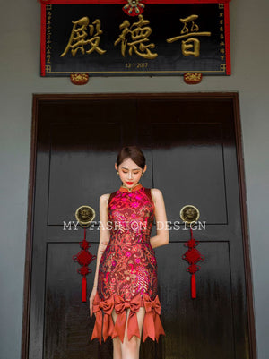 ⚠️预购⚠️🏮MFD独家爆款🏮高品质提花旗袍连体裤裙 RM169 Only🌸