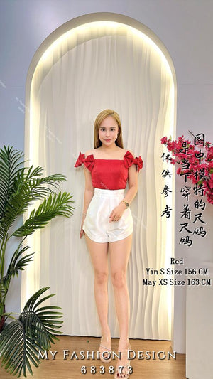 🔥MFD独家爆款🔥 高品质气质款蝴蝶结一字肩上衣 RM69 Only🌸 （1-F4）