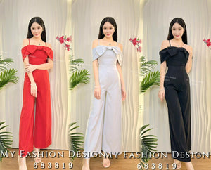 🔥MFD独家爆款🔥 高品质吊带蝴蝶结款套装 上衣 ➕ 长裤 RM149 Only🌸 （1-E3/4）