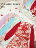 ⚠️预购⚠️🏮MFD 独家爆款🏮 高品质提花旗袍套装 上衣 ➕ 短裤 RM149 Only🌸