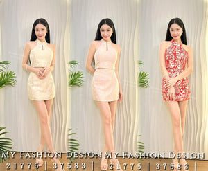 爆款新品🔥 高品质cut in款旗袍套装 上衣 ➕ 裤裙 RM105 Only🌸（1-D2）