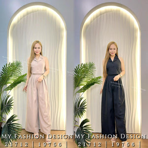 爆款新品🔥 高品质气质阔腿套装 上衣 ➕ 长裤 RM105 Only🌸(2-H2)