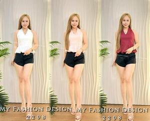 爆款新品🔥 高品质挂脖花苞时装上衣 RM60 Only🌸（2-H3）