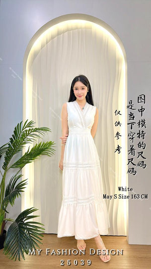 爆款新品🔥 高品质气质钩花连体长裙 RM119 Only🌸（2-T3）