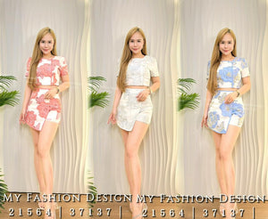 爆款新品🔥 高品质气质款旗袍套装 上衣 ➕ 裤裙 RM109 Only🌸（1-C3）