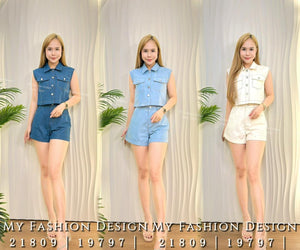 爆款新品🔥 高品质休闲款百搭套装 上衣 ➕ 短裤 RM99 Only🌸(1-O2）