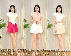 爆款新品🔥高品质气质款旗袍套装 上衣 ➕ 裤裙 RM115 Only🌸(2-T2)