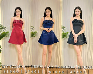 爆款新品🔥高品质立体花连体裤裙 RM99 Only🌸(2-T2)