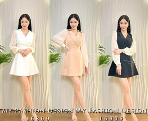 爆款新品🔥 高品质气质雪纺拼接连体裙 RM95 Only🌸(2-T2)