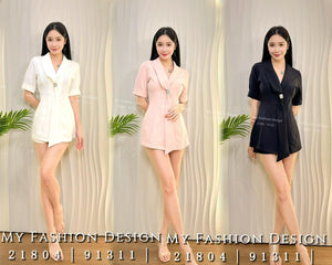 爆款新品🔥 高品质收腰西装款套装 上衣 ➕ 短裤 RM109 Only🌸(2-T2)