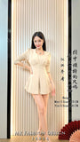爆款新品🔥 高品质气质收腰套装 上衣 ➕ 短裤 RM119 Only🌸（2-S3）