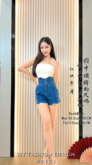 🔥MFD独家爆款🔥 高品质高腰牛仔短裤 RM68 Only🌸（2-Y4）