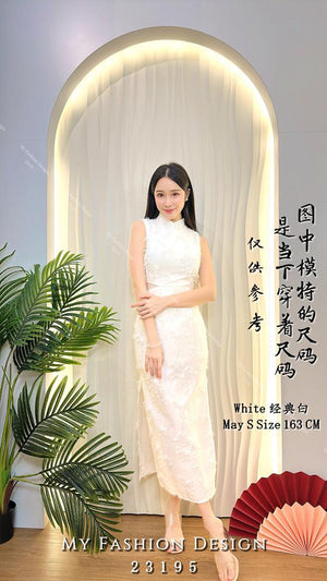 爆款新品🔥 高品质气质款修身旗袍连体裙 RM99 Only🌸（1-E2）