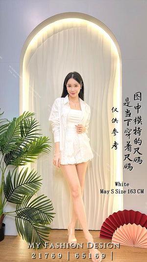 爆款新品🔥高品质气质款衬衫套装 上衣 ➕ 花苞裤 RM105 Only🌸(1-E2)