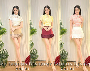 爆款新品🔥 高品质气质款提花旗袍上衣 RM66 Only🌸（1-F3）