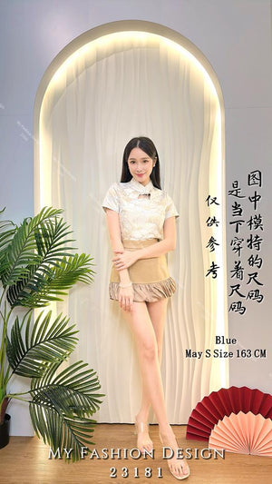 爆款新品🔥 高品质气质款提花旗袍上衣 RM66 Only🌸（1-F3）