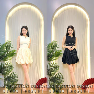 爆款新品🔥 高品质气质款花苞带钻连体裙 RM99 Only🌸(2-D2)