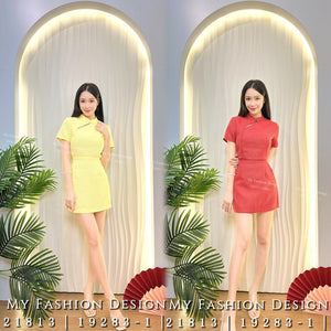 爆款新品🔥 高品质气质款旗袍套装 上衣 ➕ 裤裙 RM109 Only🌸(2-D2)