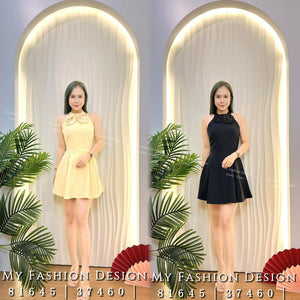 爆款新品🔥 高品质挂脖收腰连体裤裙 RM89 Only🌸(2-D2)