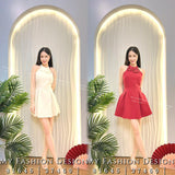 爆款新品🔥 高品质挂脖收腰连体裤裙 RM89 Only🌸(2-D2)