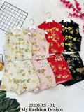 爆款新品🔥 高品质亲子款旗袍套装 上衣 ➕ 短裤 RM119 Only🌸（2-K3）