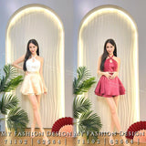 爆款新品🔥 高品质雪纺拼接挂脖款连体裤裙 RM89 Only🌸(2-W2)