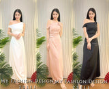 爆款新品🔥 高品质气质款缎面连体长裙 RM99 Only🌸(2-W2)