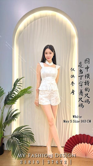 爆款新品🔥 高品质气质款提花新中式套装 上衣 ➕ 短裤 RM115 Only🌸（2-P3）