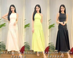 🔥MFD独家爆款🔥 高品质修身款连体长裙 RM89 Only🌸（原价 RM128 ）（2-M3）