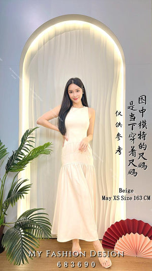 🔥MFD独家爆款🔥 高品质修身款连体长裙 RM89 Only🌸（原价 RM128 ）（2-M3）