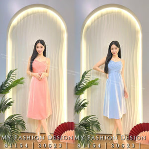 爆款新品🔥 高品质吊带款缎面连体裙 RM89 Only🌸（2-P3）