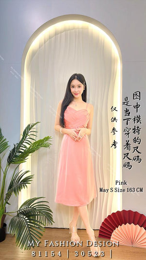 爆款新品🔥 高品质吊带款缎面连体裙 RM89 Only🌸（2-P3）