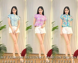 爆款新品🔥 高品质气质款提花旗袍上衣 RM75 Only🌸