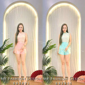 🔥MFD独家爆款🔥 高品质气质蕾丝拼接连体短裤 RM129 Only🌸（2-P4）