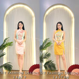 ⚠️预购款⚠️🔥独家爆款🔥高品质cut in款旗袍套装 上衣 ➕ 裙子 RM159 Only🌸