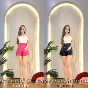 🔥MFD独家爆款🔥高品质高腰时装面料短裤 RM69 Only🌸（2-I3）