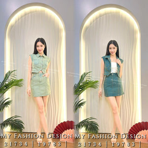 爆款新品🔥高品质气质款牛仔套装 上衣 ➕ 裤裙 RM115 Only🌸（2-M3）